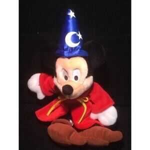 Disney Mickey Mouse as The Sorcerer 13” Plush from The Disneyland Resort